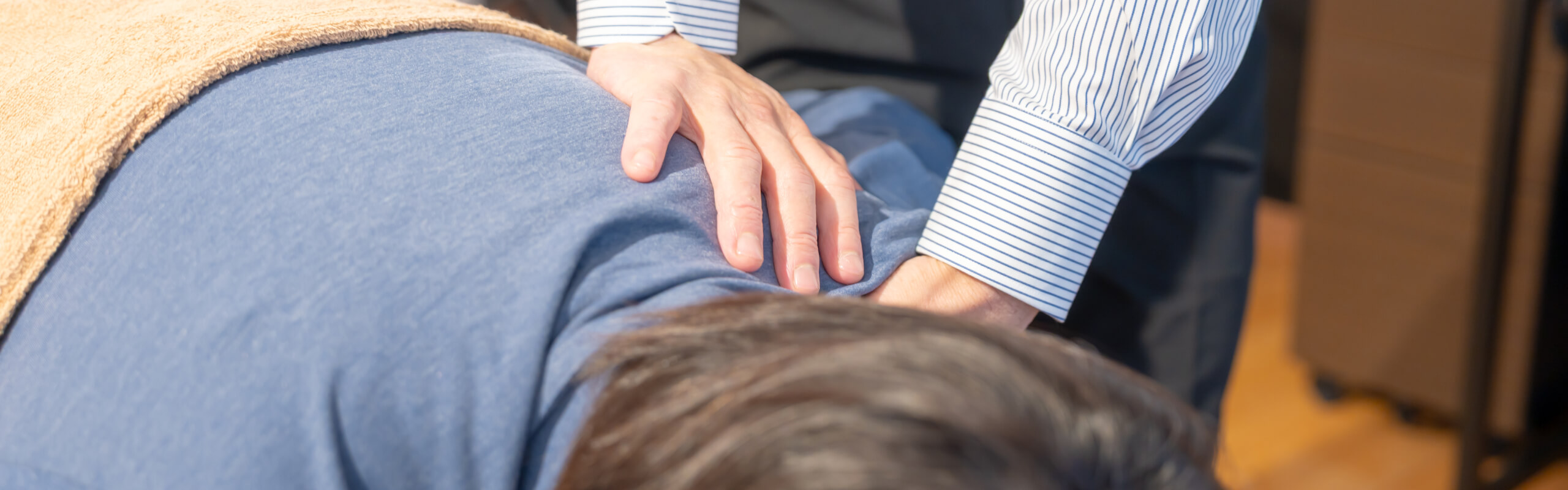 徒手療法の様子