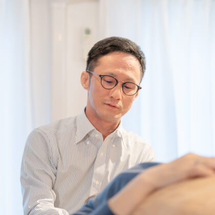 身体の評価の様子