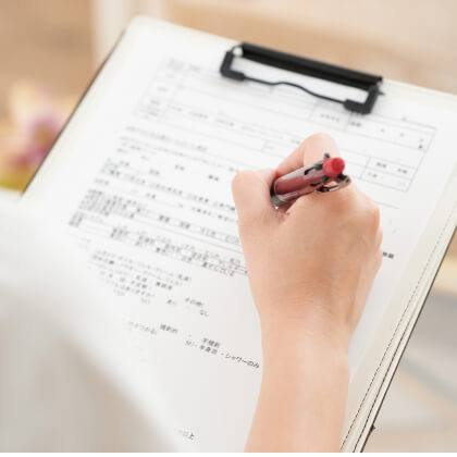 診療計画を立てるイメージ